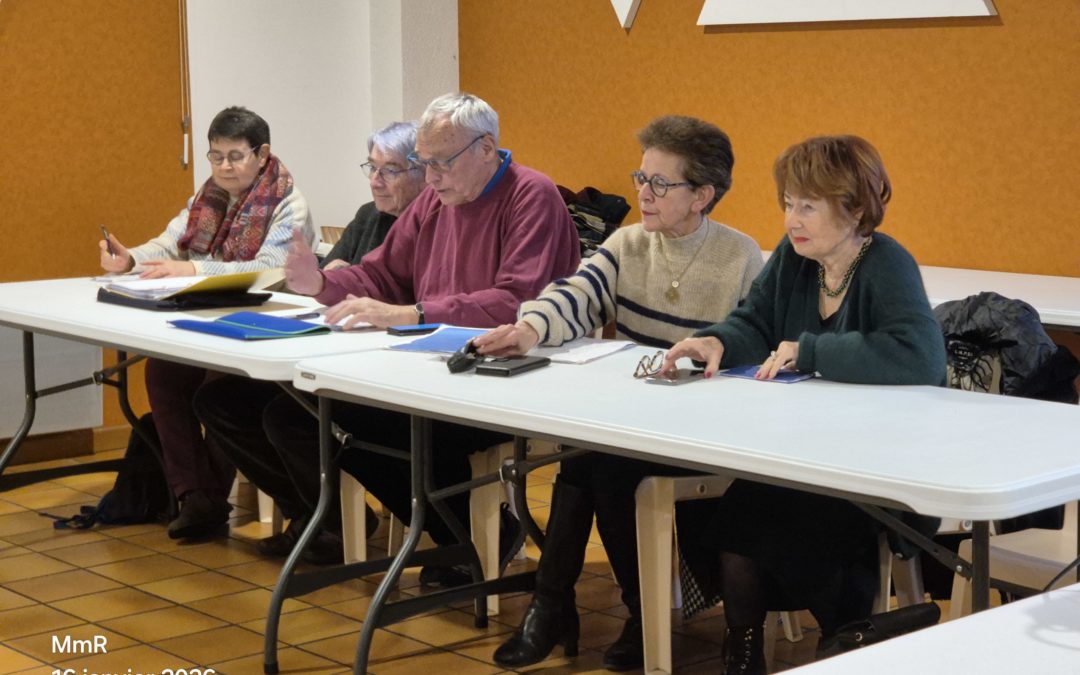 2026/01/16 : Assemblée Générale, bilan 2025 et vote du nouveau bureau.
